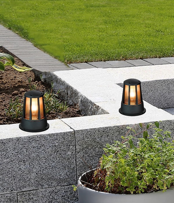 솔브 문주등 데크조명 테라스조명 (화이트, 블랙)