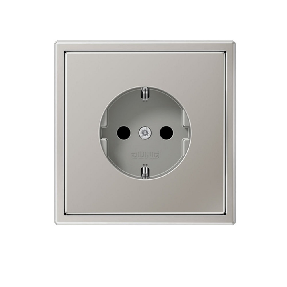 유럽형 융 스위치 메탈 정사각 1구 스테인레스스틸