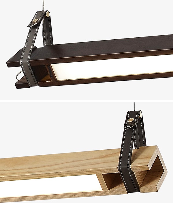 피오린 펜던트 식탁조명 LED 30W 원목, 월넛